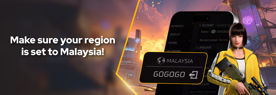Banner Free Fire Max - Malaysia