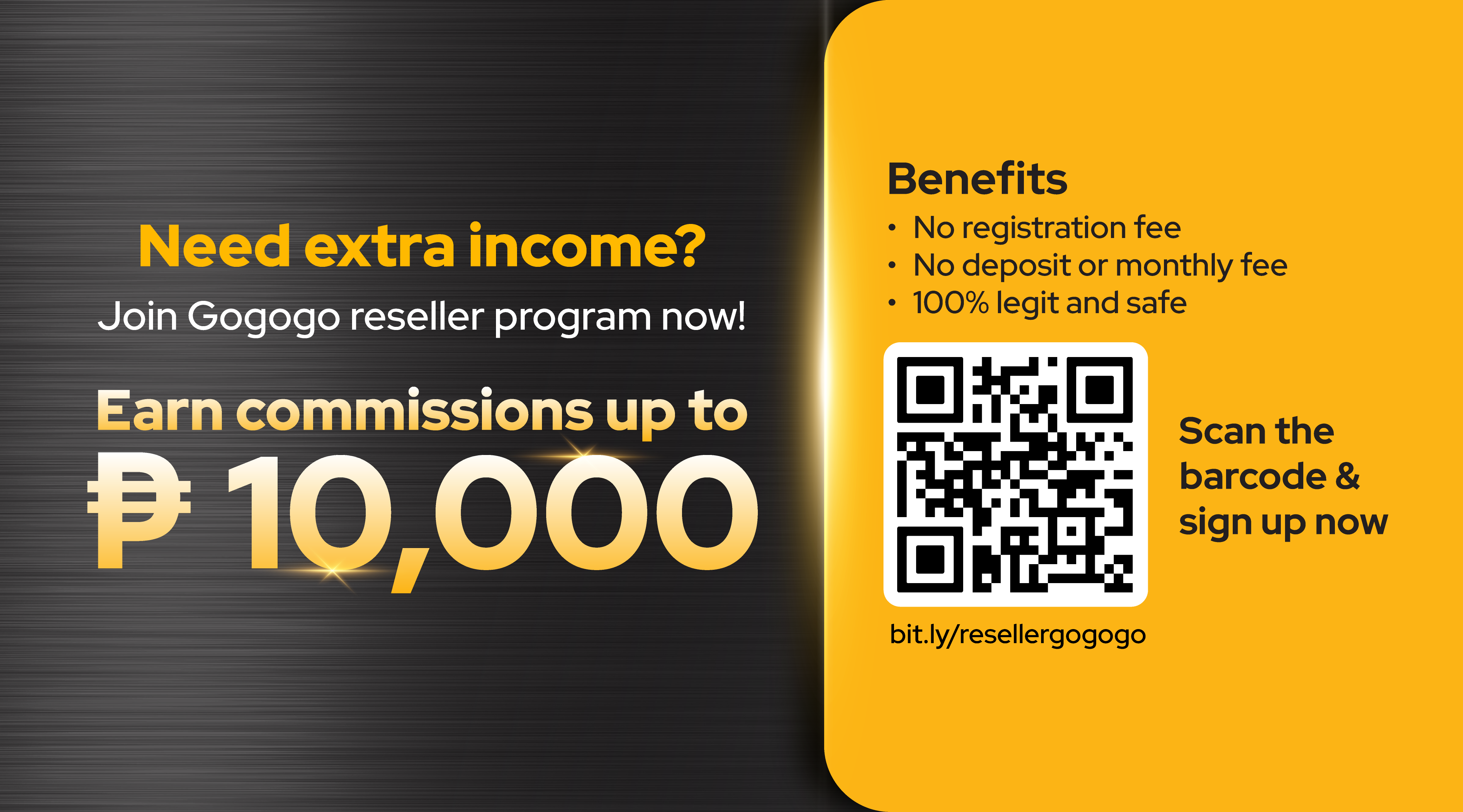 Gogogo Reseller Program: Earn 5% Cashback
